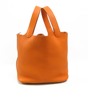 HERMES エルメス ピコタンロック スーパーコピー MM トリヨンクレマンス オレンジ シルバー金具 05P01Sep13 2106800110275